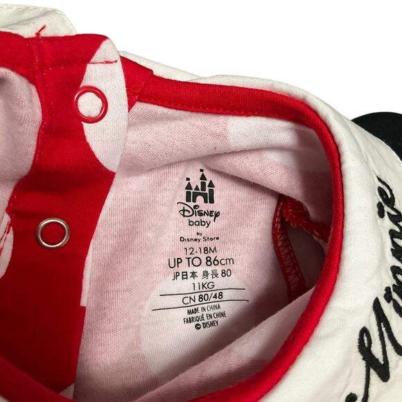 Disney Girl's Red Polka Dot Dress with Headband NWT - Picture 6 of 6